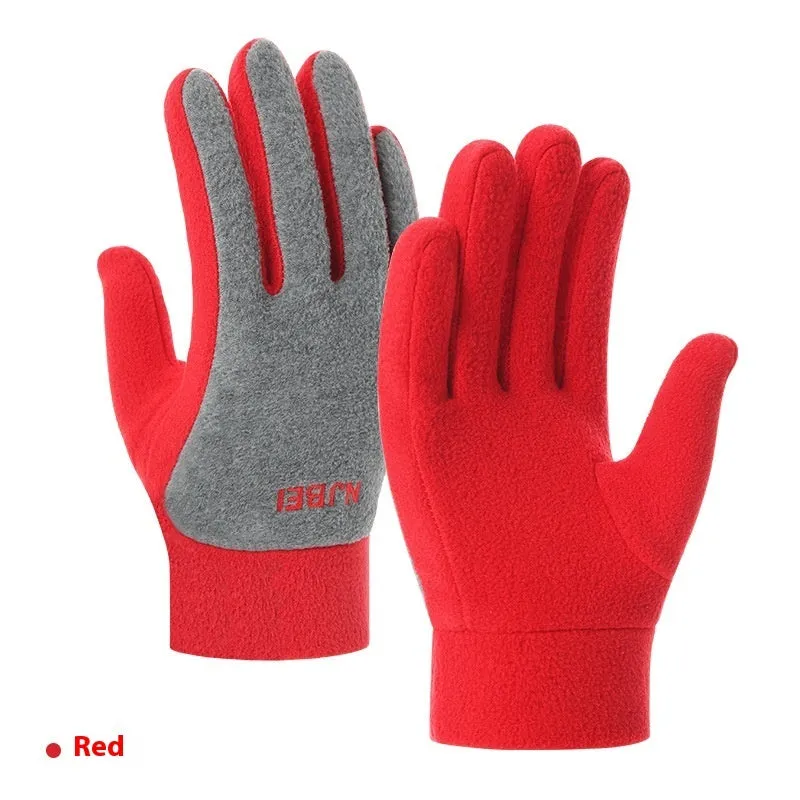 Autumn And Winter Warm Polar Fleece Gloves Riding Thick Fashion