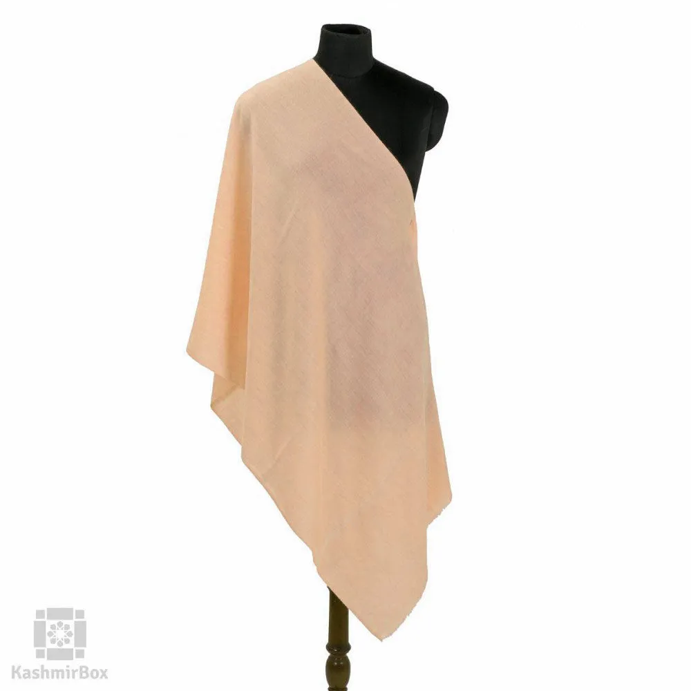 Beige Square Woolen Shawl