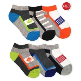 Boys Sporty Low Cut Socks 1177 6-pair pack