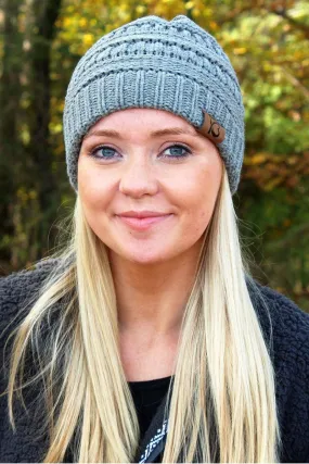 Campfire Cozy Beanie, Light Gray