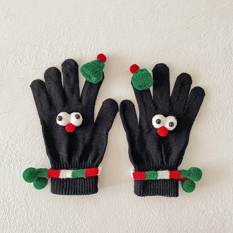 Christmas Gloves Funny Warm