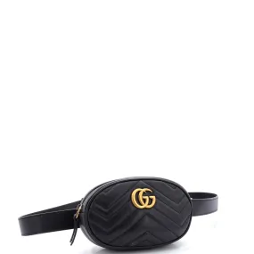 Gucci Gg Marmont Belt Bag Matelasse