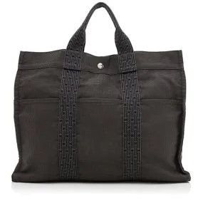 Hermes Canvas Herline MM Tote