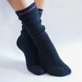 HUKA Socks, Black Women's