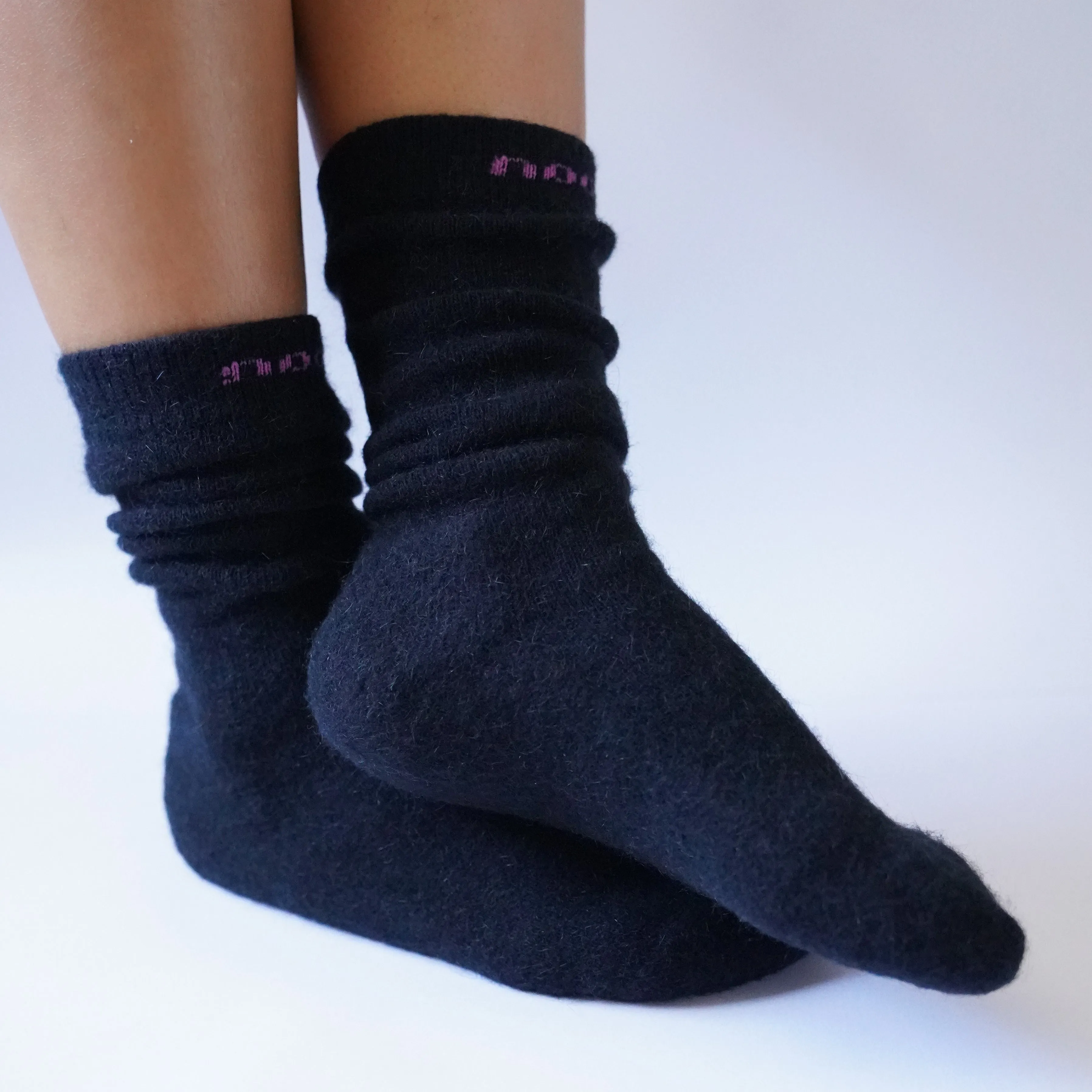 HUKA Socks, Black Women's