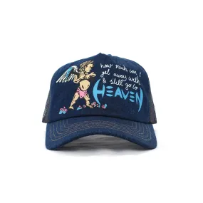 Jungles Jungle HEAVEN TRUCKER CAP 'DENIM'