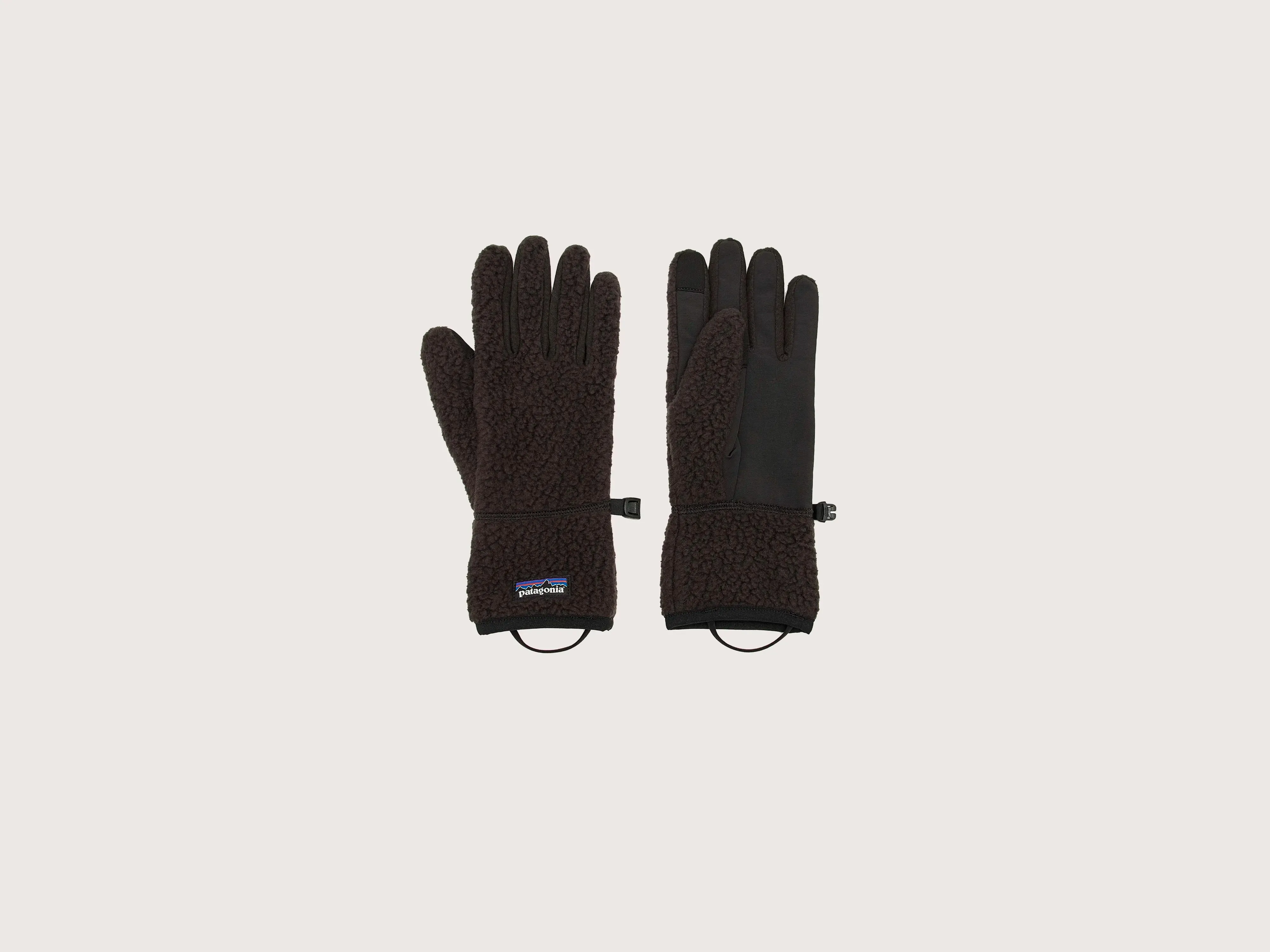 Retro Pile Fleece Gloves (242 / W / BLACK)