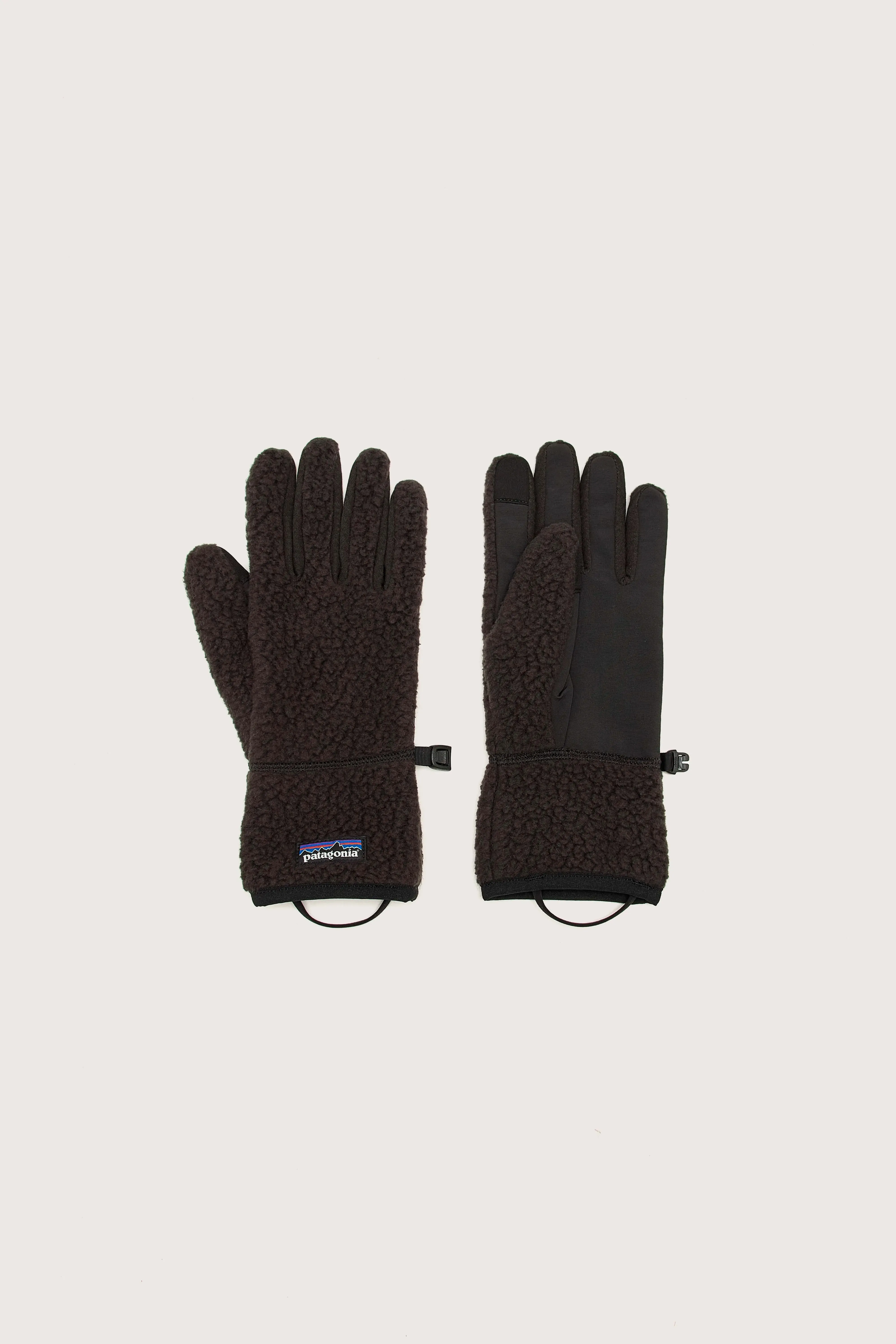 Retro Pile Fleece Gloves (242 / W / BLACK)