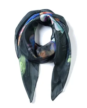 Square Hand Painted Silk Scarf - Suzy