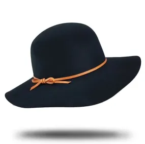 Stanton Evalina Wide Brimmed Hat - Black